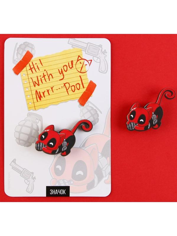 Значок деревянный «Mr. Pool», 3,4 х 3,7 см