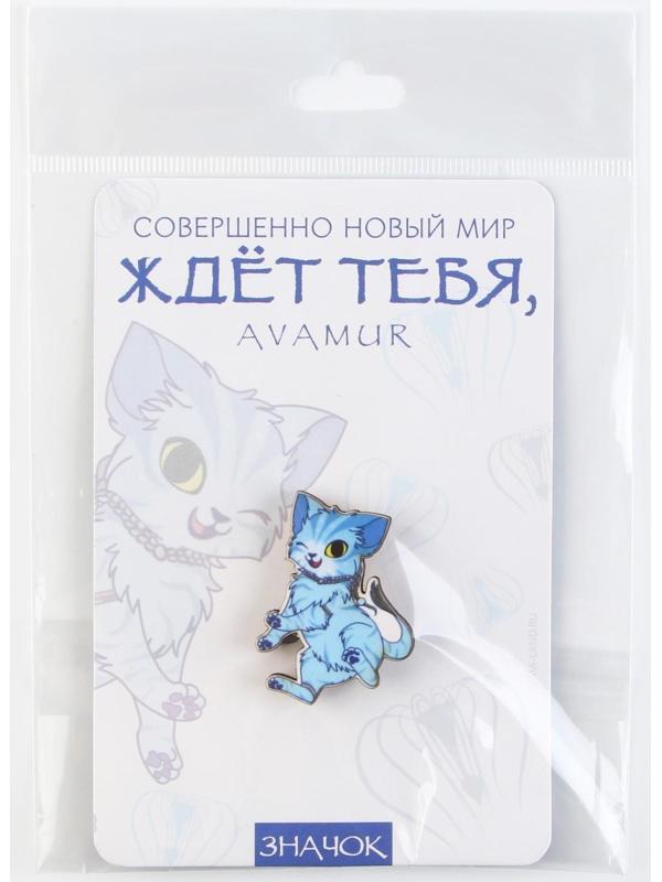 Значок деревянный «Avamur», 2,7 х 3,6 см