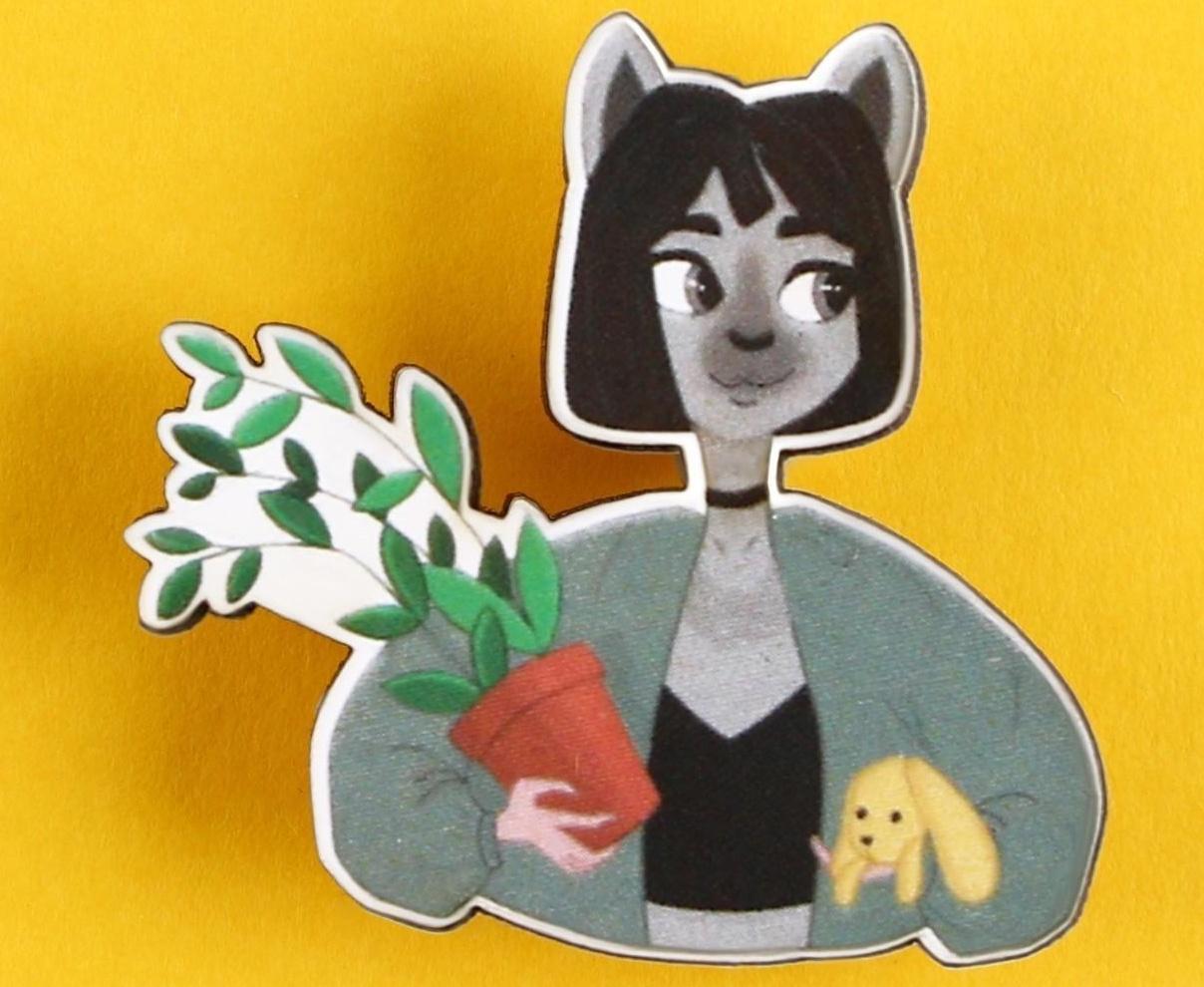 Значок деревянный «Я предлагаю сделку», 3,6 х 3,4