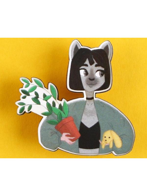 Значок деревянный «Я предлагаю сделку», 3,6 х 3,4