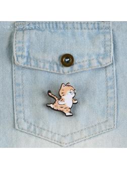 Значок-талисман деревянный «От мудаков» , 3 х 3,3 см