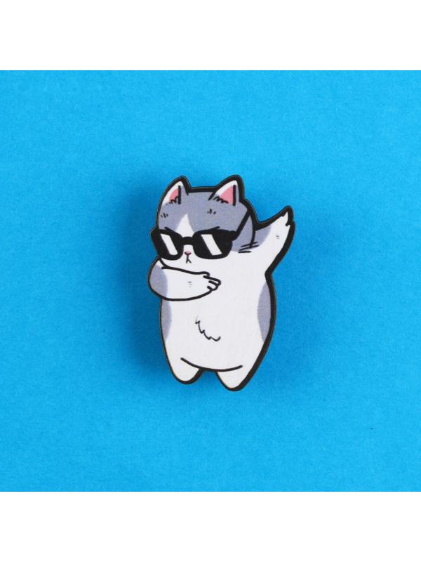 Значок-талисман деревянный «Если мама отпустит», 2,4 х 3,3 см