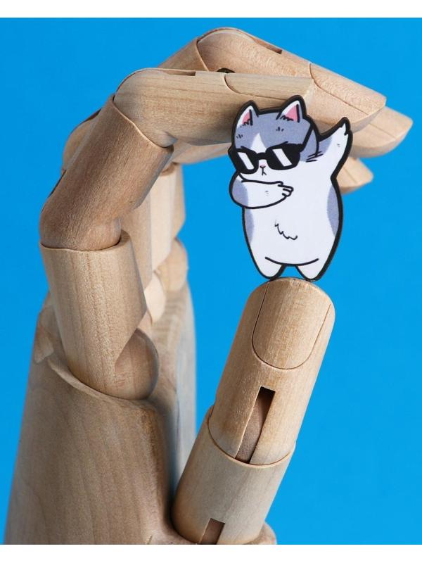 Значок-талисман деревянный «Если мама отпустит», 2,4 х 3,3 см