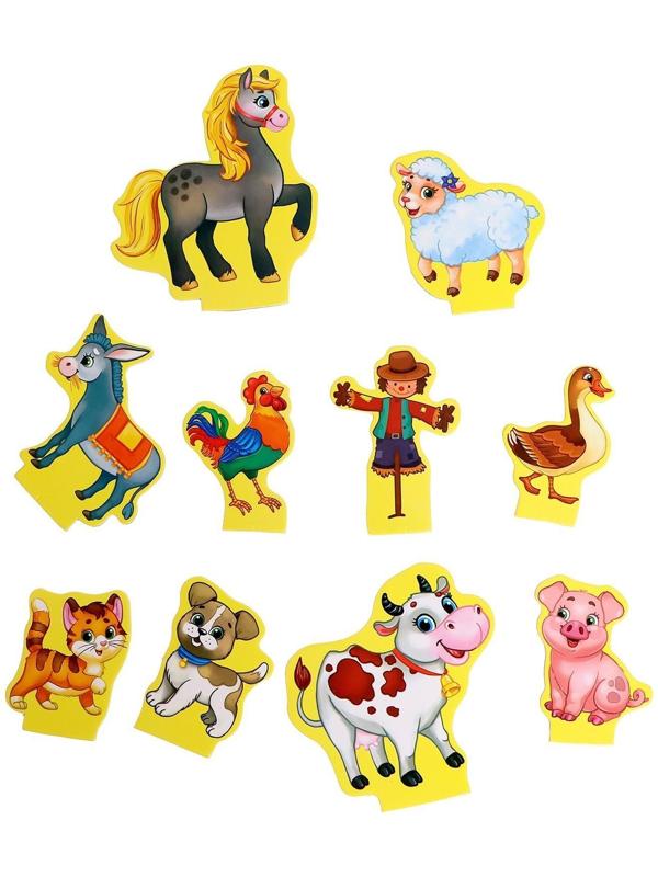 Набор напольный пазл с фигурками «Моя ферма»
