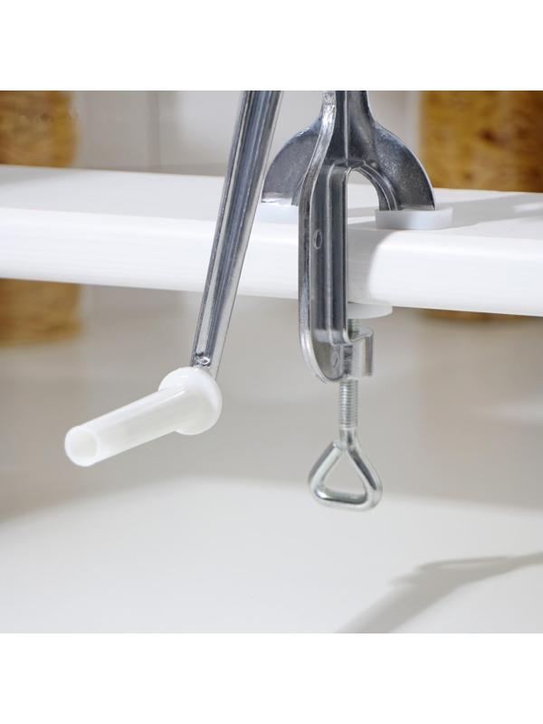 Мясорубка алюминиевая Доляна «Советская» 22,5×13,5 см