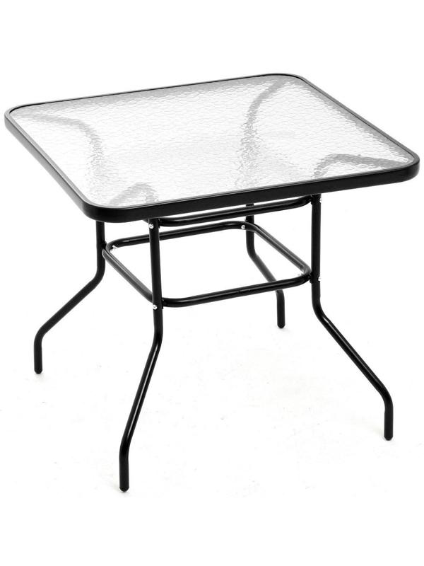 Набор садовой мебели: Стол квадратный и 2 стула коричневого цвета