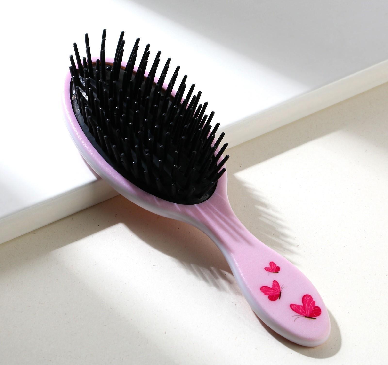 Массажная расческа овальная  «Самая милая» 17 х 5,5 см