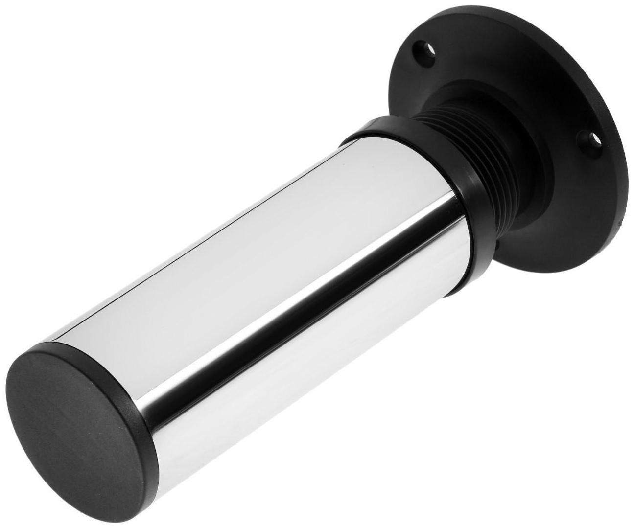 Опора регулируемая OR001CR ТУНДРА, d=50 мм, H=150 мм, цвет хром