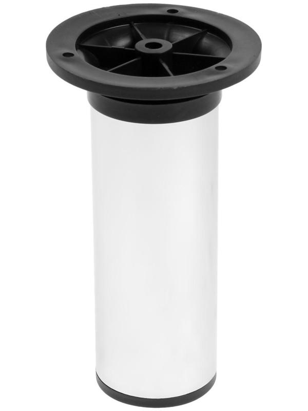 Опора регулируемая OR001CR ТУНДРА, d=50 мм, H=150 мм, цвет хром