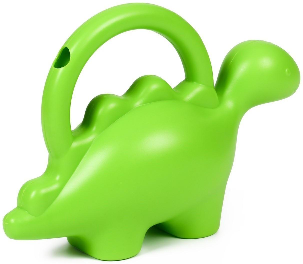 Лейка детская, 1 л, без рассеивателя, зелёный, «Дракончик»