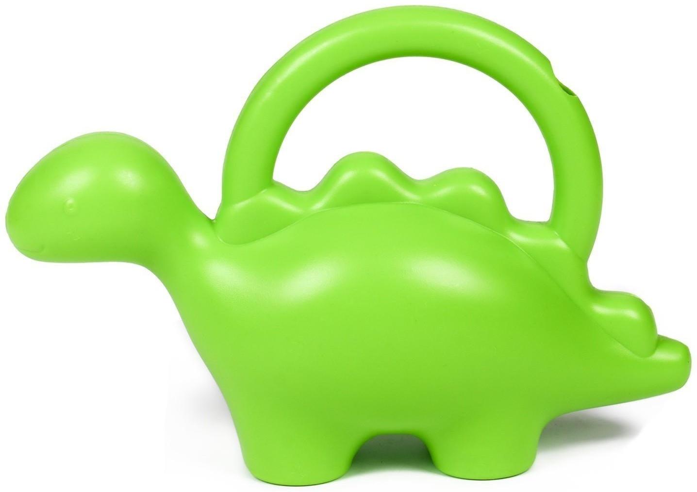 Лейка детская, 1 л, без рассеивателя, зелёный, «Дракончик»