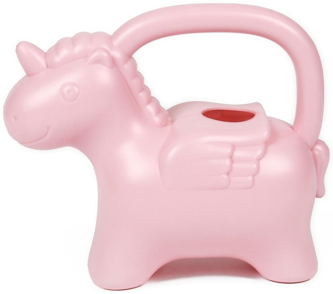 Лейка детская, 1 л, без рассеивателя, розовая, «Единорог»