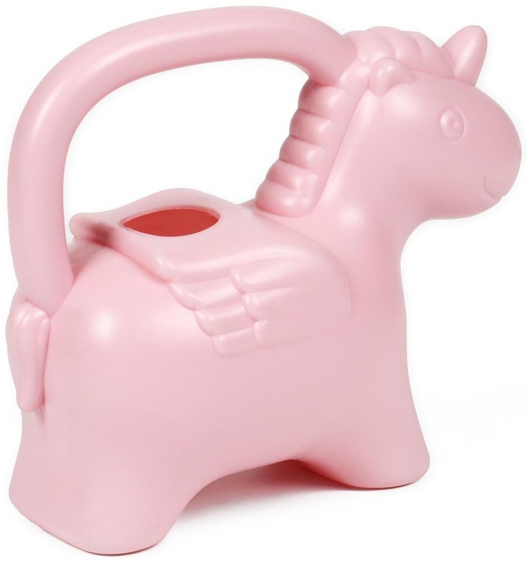 Лейка детская, 1 л, без рассеивателя, розовая, «Единорог»