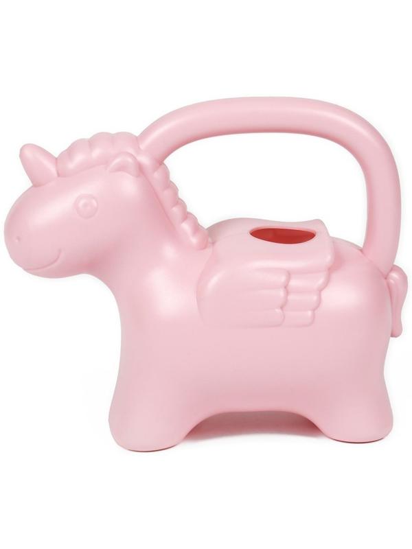 Лейка детская, 1 л, без рассеивателя, розовая, «Единорог»