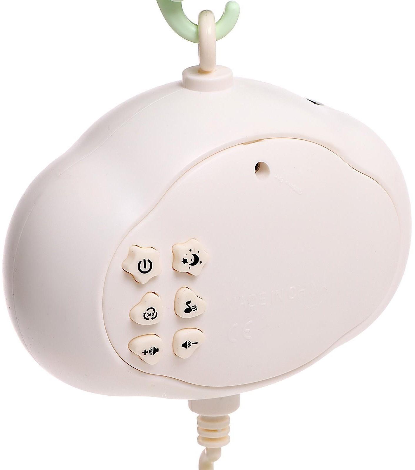 Мобиль музыкальный «Волшебные сны», звук, свет, цвет голубой