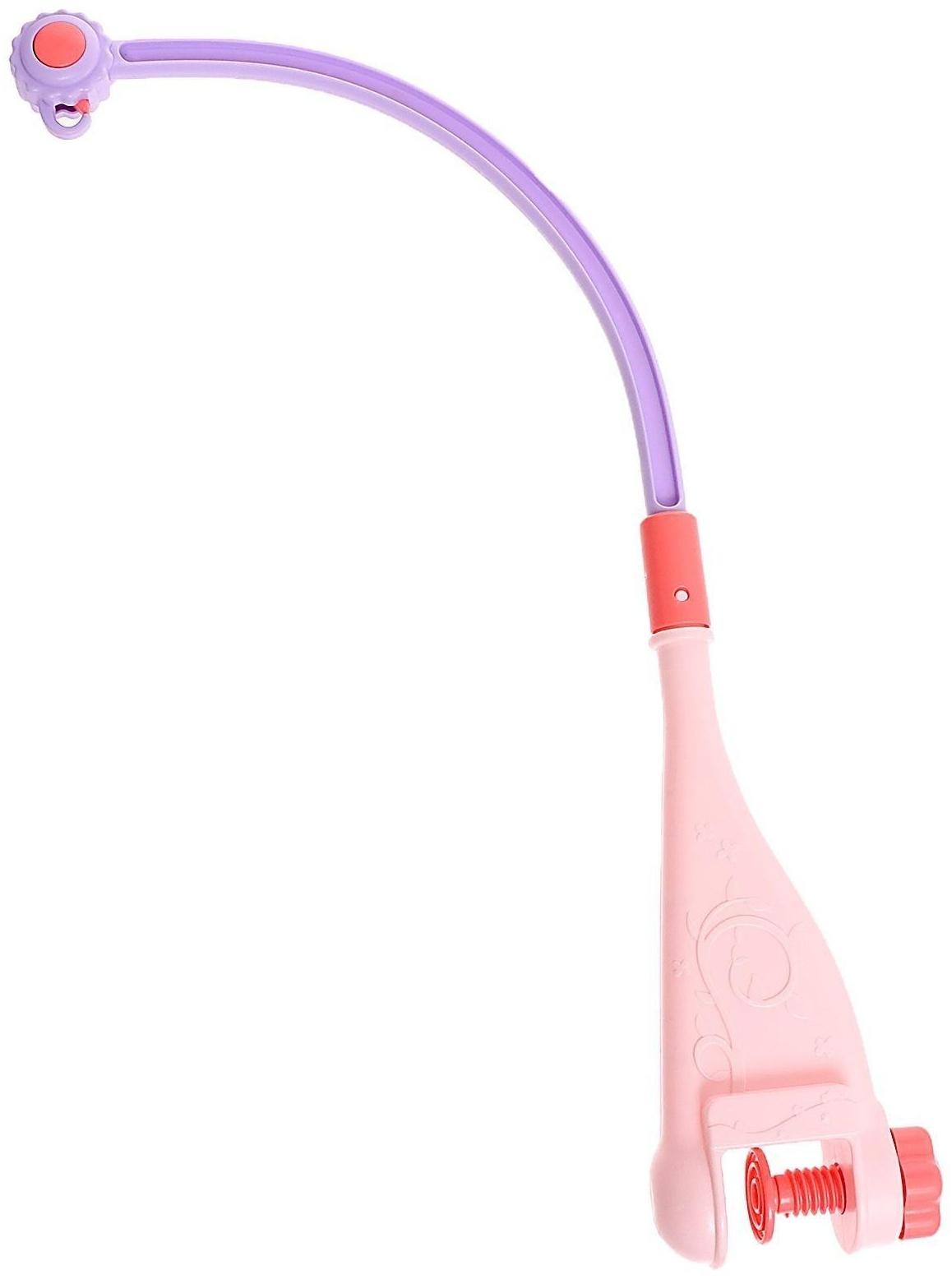 Мобиль музыкальный «Волшебные сны», звук, свет, цвет розовый