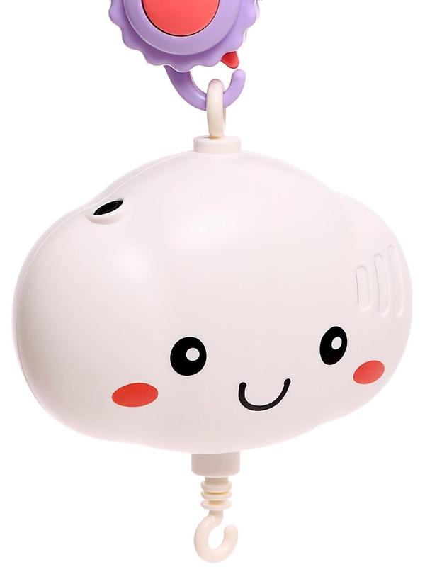 Мобиль музыкальный «Волшебные сны», звук, свет, цвет розовый