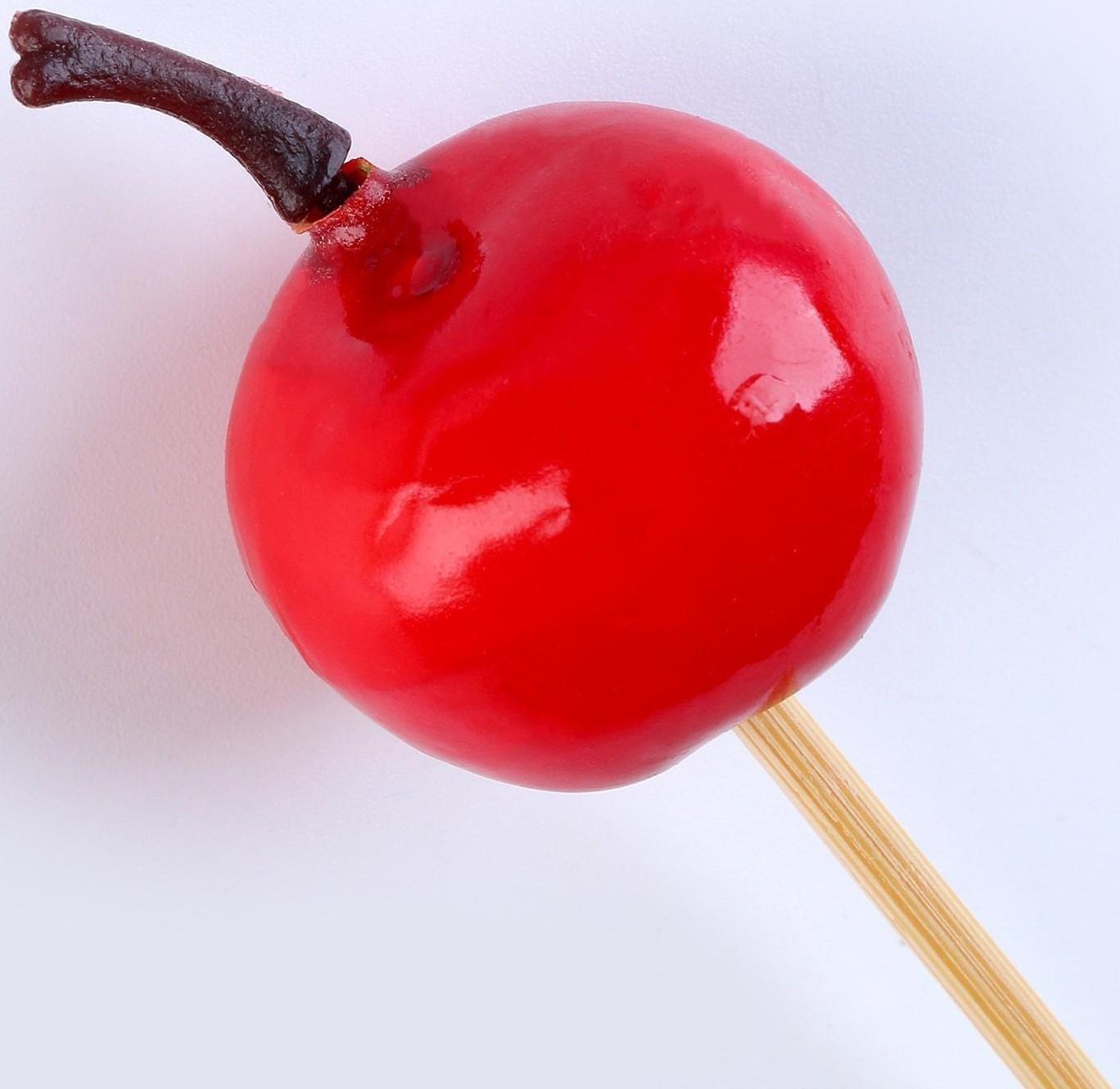 Шпажки «Яблочки», красные, в наборе 6 штук