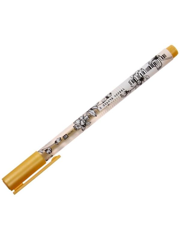 Ручка гелевая SKETCH&ART UniWrite.GOLD, 0,8 мм, золотой