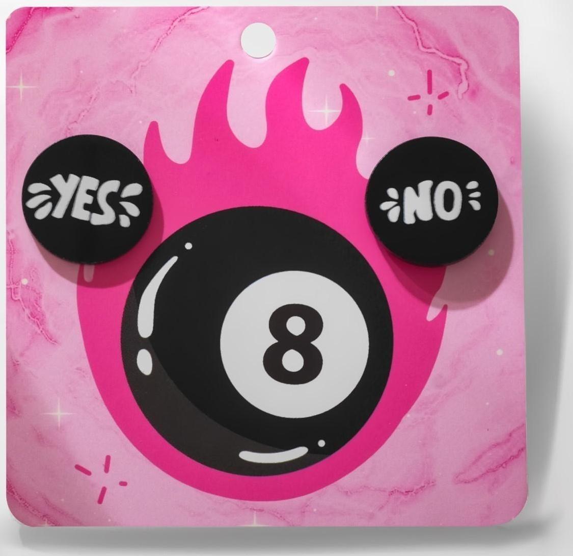 Серьги акрил 