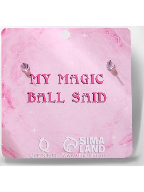 Серьги акрил 