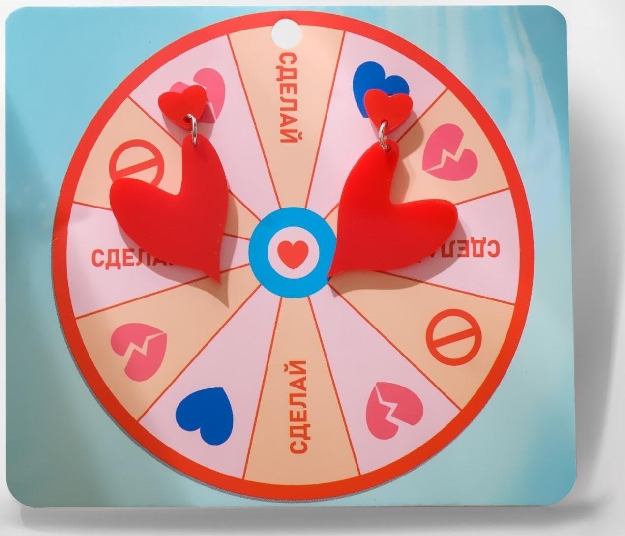 Серьги акрил 