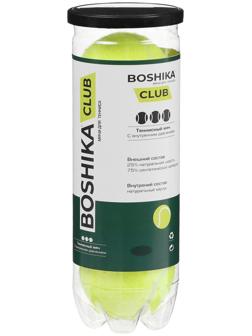 Мяч для большого тенниса BOSHIKA, тренировочный, набор 3 шт