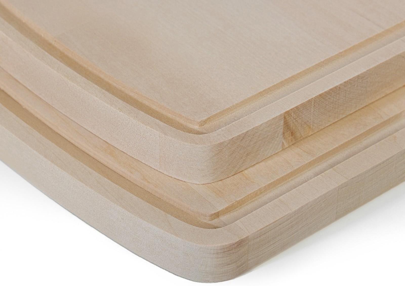 Набор досок разделочных из березы на подставке, 2 шт, 18х22 см и 22х26 см