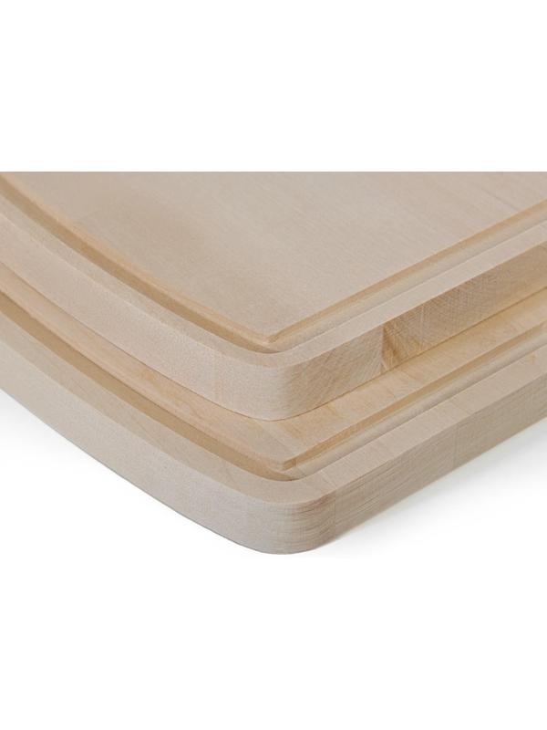 Набор досок разделочных из березы на подставке, 2 шт, 18х22 см и 22х26 см