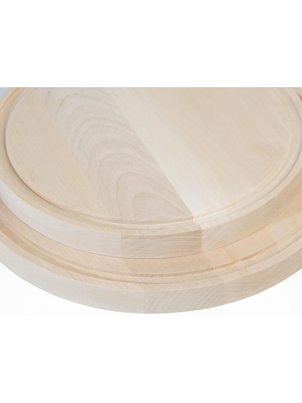 Набор досок разделочных из березы на подставке, 2 шт, 20х20 и 24х24 см.