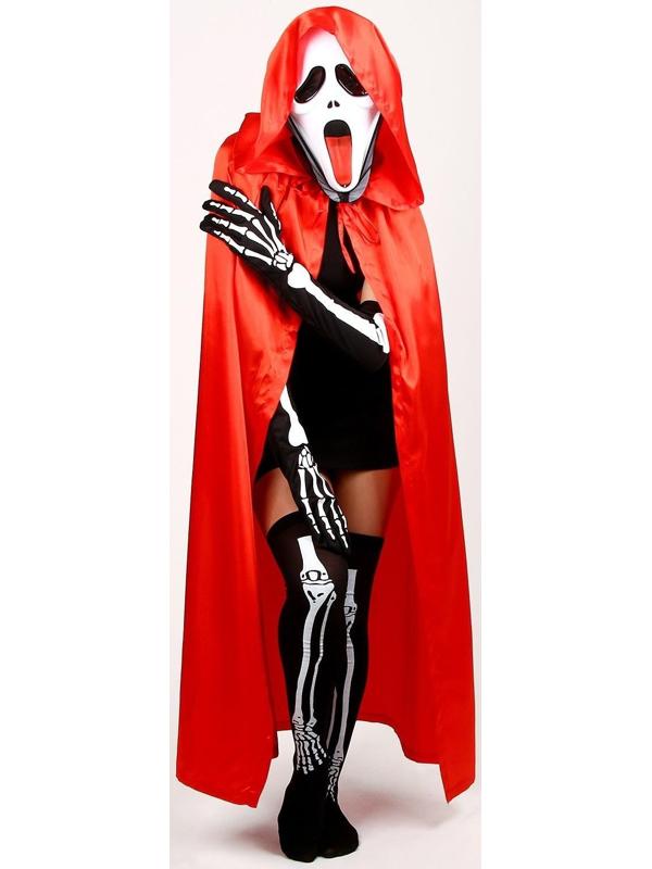 Карнавальный костюм «Хэллоуин красный», плащ 120 см, маска, гольфы, перчатки