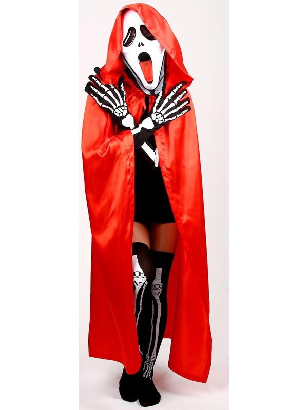 Карнавальный костюм «Хэллоуин красный», плащ 120 см, маска, гольфы, перчатки