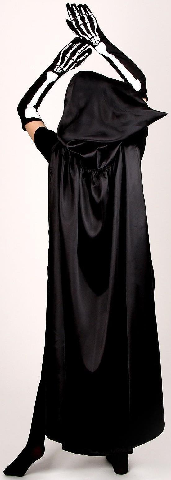 Карнавальный костюм «Хэллоуин чёрный», плащ 120 см, маска, гольфы, перчатки