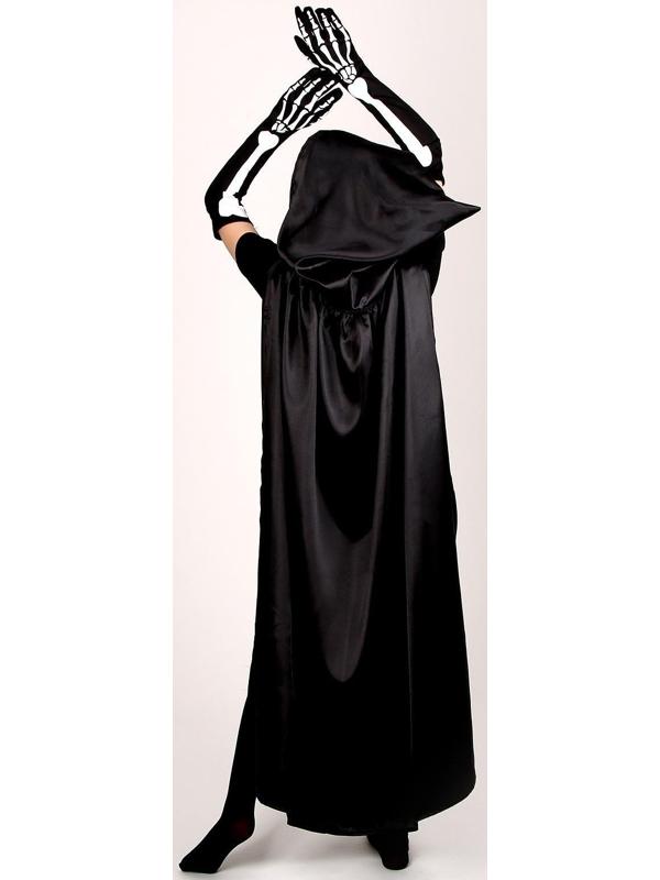 Карнавальный костюм «Хэллоуин чёрный», плащ 120 см, маска, гольфы, перчатки