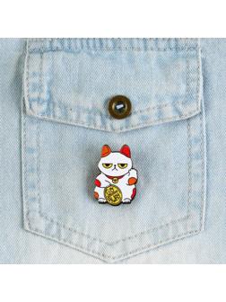 Значок-талисман деревянный«На удачу, которая не светит», 2,4 х 3,3 см