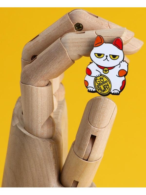 Значок-талисман деревянный«На удачу, которая не светит», 2,4 х 3,3 см