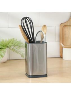 Подставка для кухонных принадлежностей Magistro «Металлик», 16,8×10 см