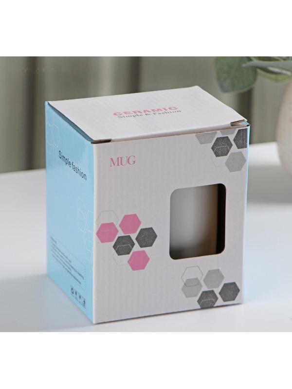 Кружка керамическая с крышкой и ложкой Avocado, 360 мл