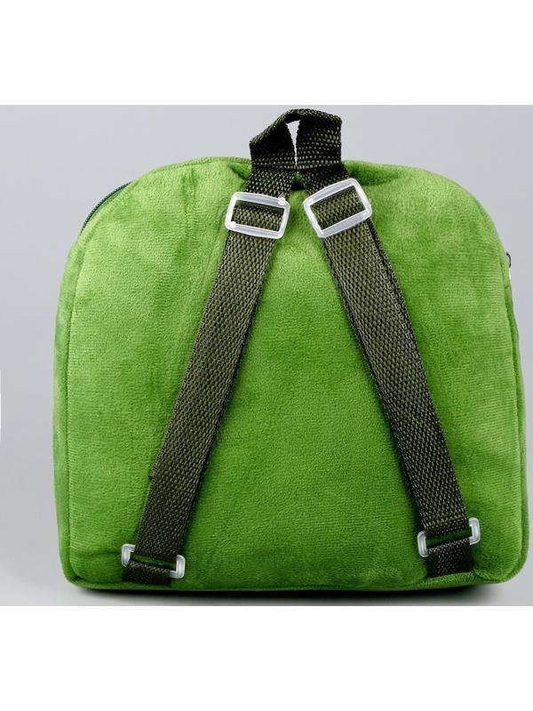 Рюкзак детский плюшевый «Крутой динозаврик», 23х23х7 см