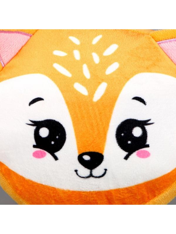 Рюкзак детский плюшевый, круглый 