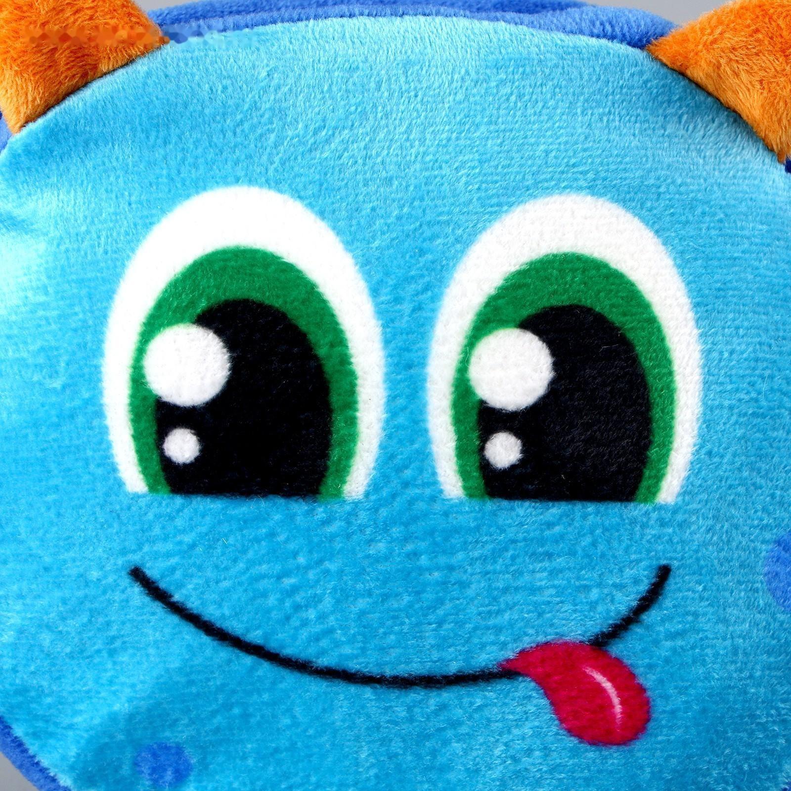 Рюкзак детский плюшевый, круглый 