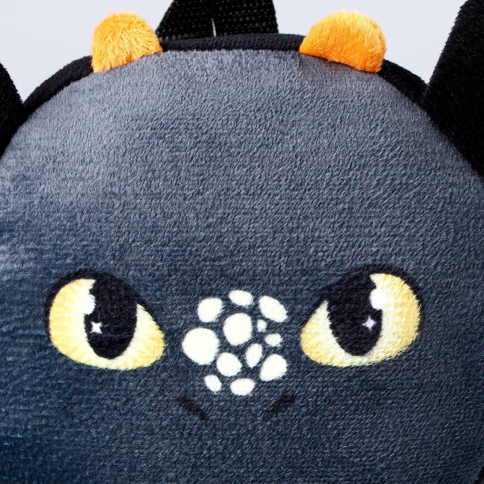 Рюкзак детский плюшевый, круглый 