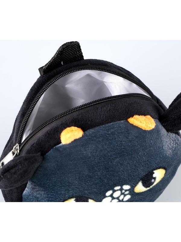 Рюкзак детский плюшевый, круглый 