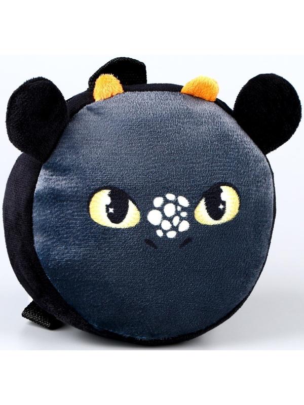 Рюкзак детский плюшевый, круглый 