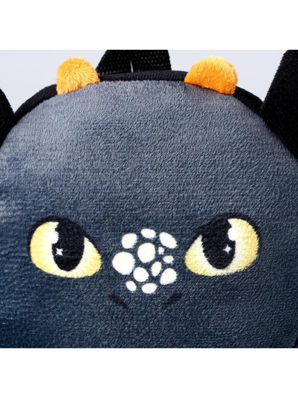 Рюкзак детский плюшевый, круглый 