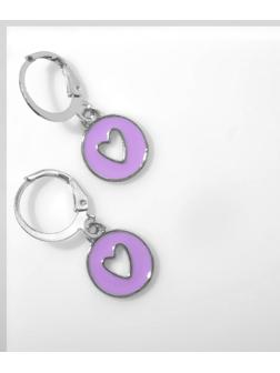 Серьги эмаль 