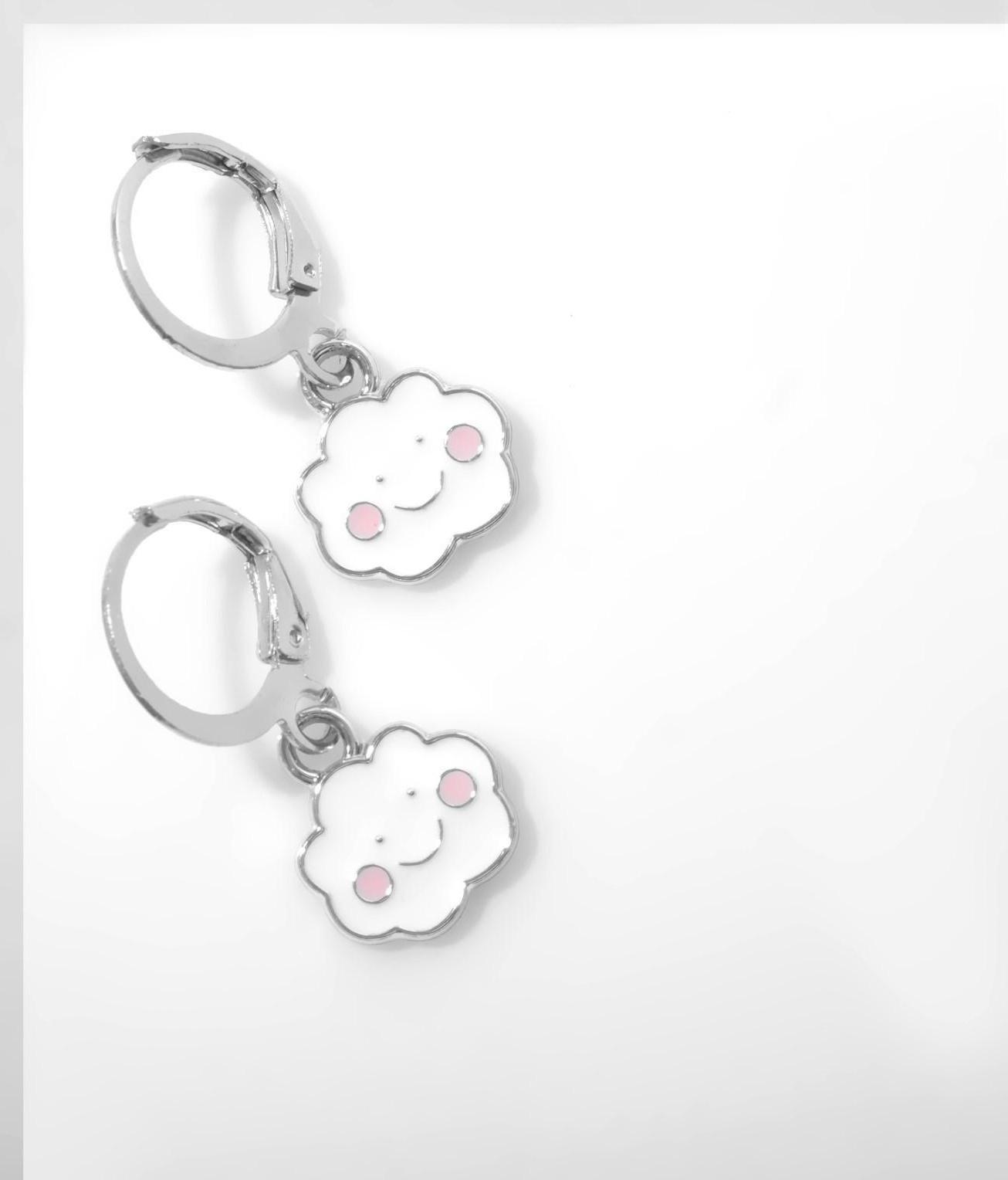 Серьги эмаль 