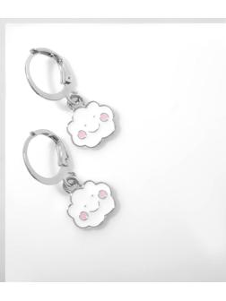 Серьги эмаль 