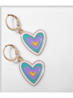 Серьги эмаль 