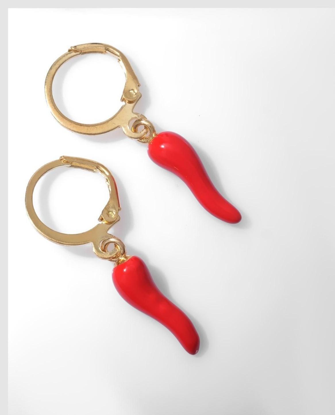 Серьги эмаль 